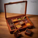 Wooden Spice Box