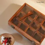 Wooden Spice Box