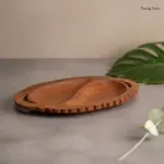 Oval Wooden Dry Fruit Tray
