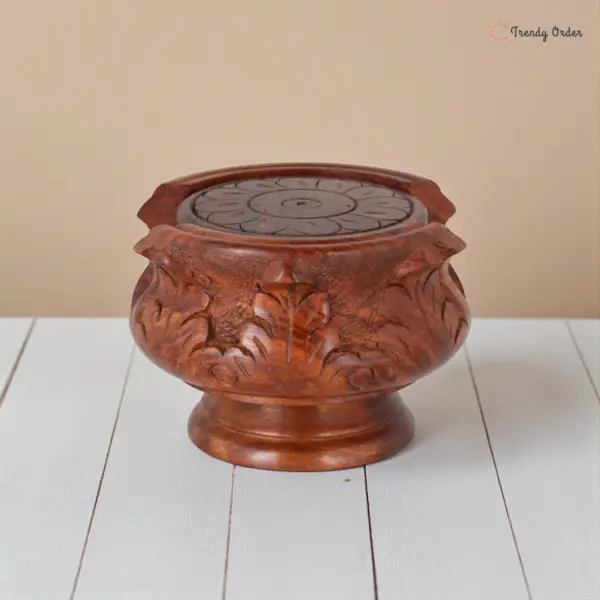 Wooden Coaster Set with Pot Holder