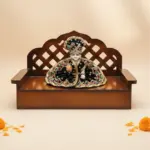 Wooden Singhasan for Laddu Gopal