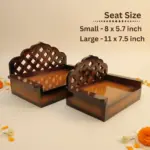 Wooden Singhasan for Laddu Gopal