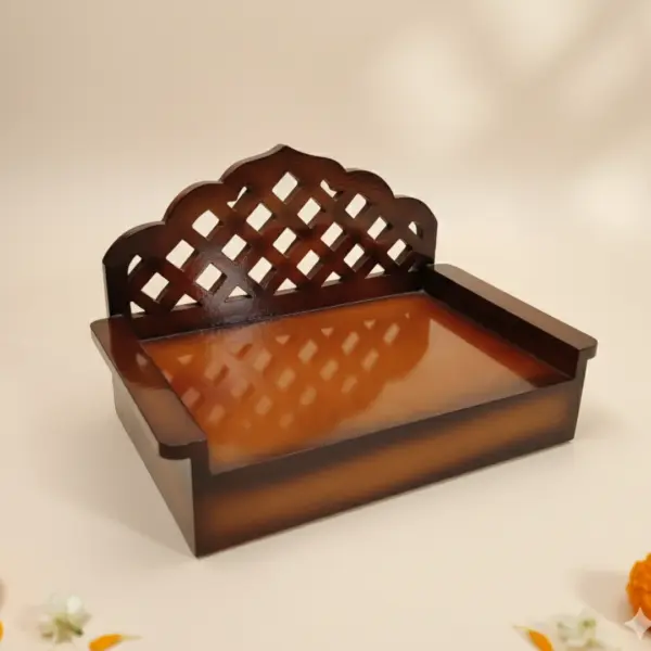 Wooden Singhasan for Laddu Gopal