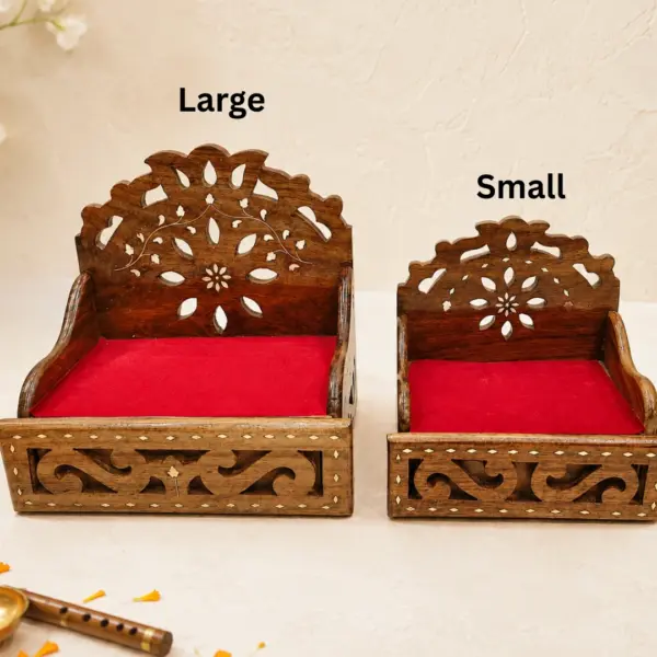 Laddu Gopal singhasan cum bed
